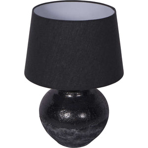 Skyline Black Table Lamp with Shade Small by Libra, image 2