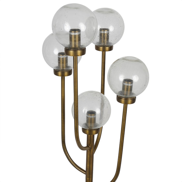 Wellesley Five Globe Floor Lamp by Libra, image 3