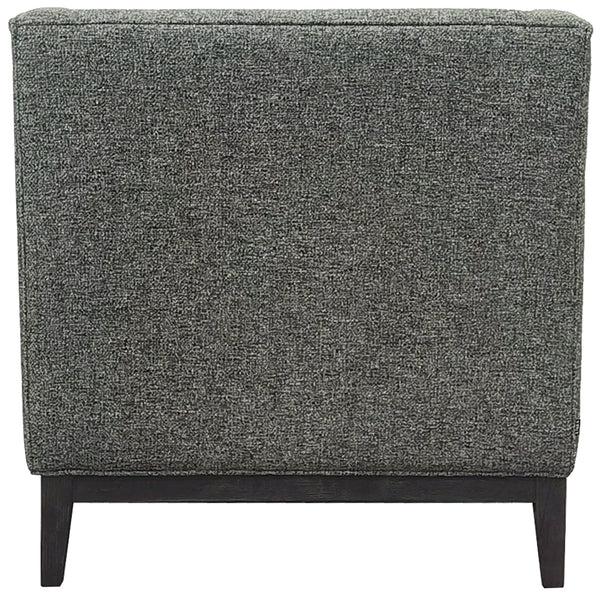 Theodore Buttoned Armchair in Forest Green Fabric by Libra, image 3