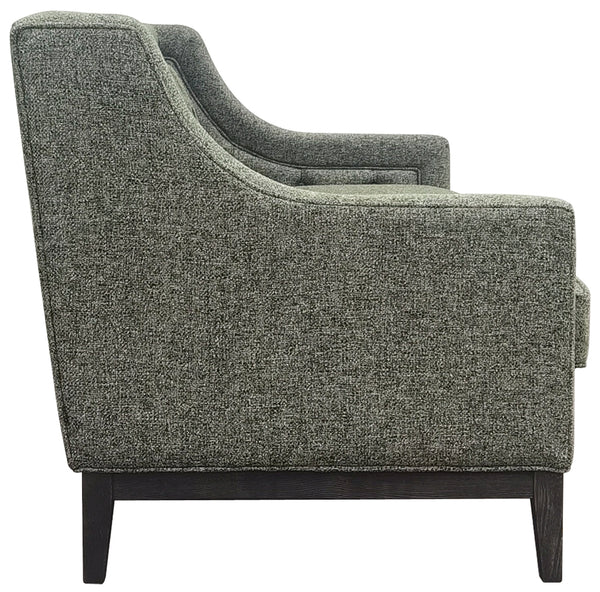 Theodore Buttoned Sofa in Forest Green Fabric 200cm by Libra, image 2