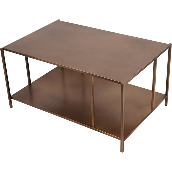 Brooks Coffee Table in Brushed Champagne by Libra, image 2