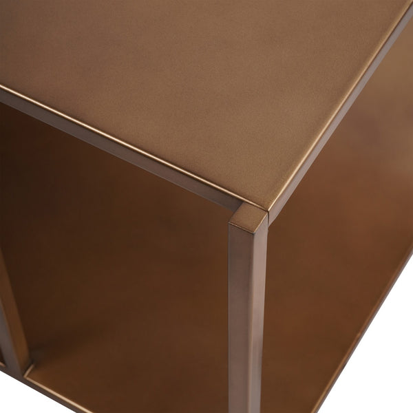 Brooks Coffee Table in Brushed Champagne by Libra, image 4