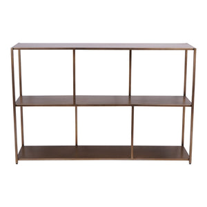 Brooks Console Table in Brushed Champagne by Libra, image 3