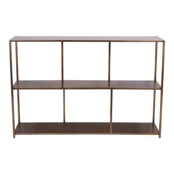 Brooks Console Table in Brushed Champagne by Libra, image 3