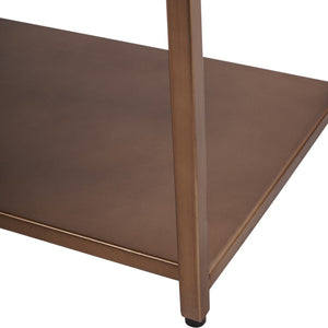 Brooks Console Table in Brushed Champagne by Libra, image 5