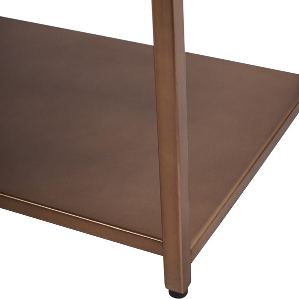 Brooks Console Table in Brushed Champagne by Libra, image 5