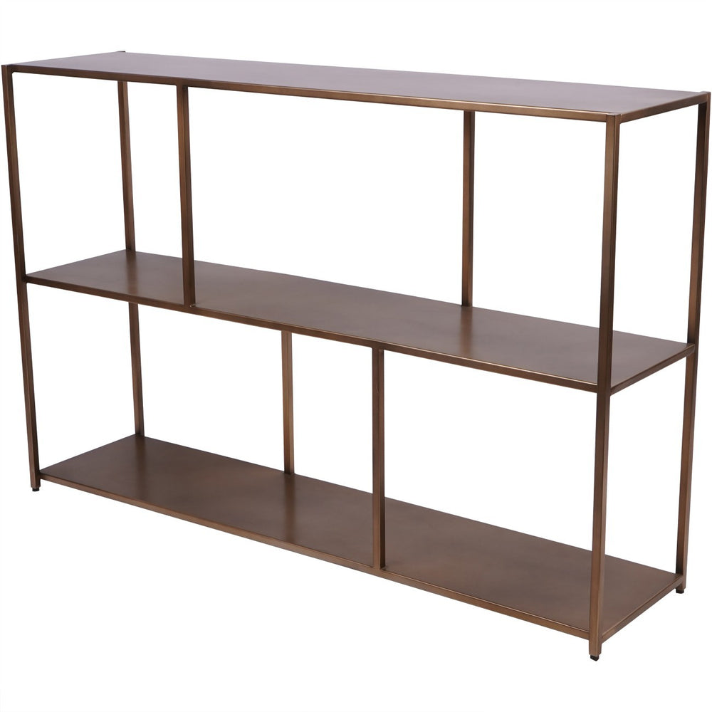 Brooks Console Table in Brushed Champagne by Libra