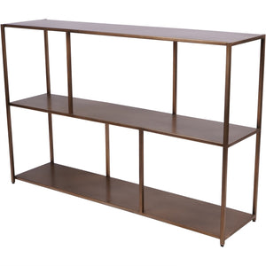 Brooks Console Table in Brushed Champagne by Libra