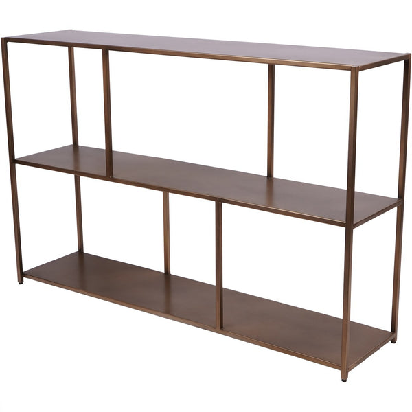 Brooks Console Table in Brushed Champagne by Libra
