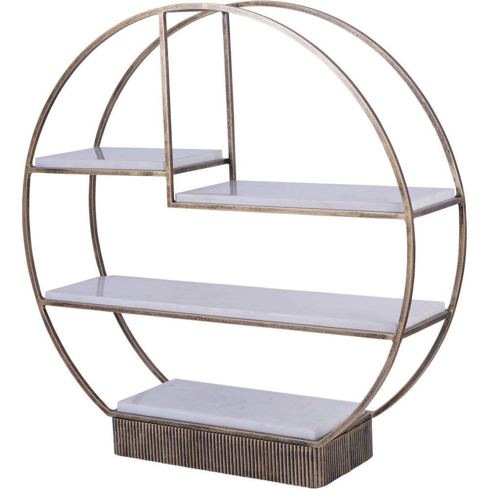 Belvedere Aged Gold Multi Tier Stand Large by Libra