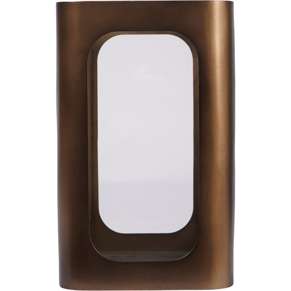 Thorpe Metal and Glass Hurricane Small 28cm by Libra, image 3