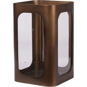 Thorpe Metal and Glass Hurricane Small 28cm by Libra