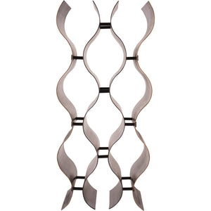 Stamford Vintage Bronze 9 Bottle Wine Rack by Libra, image 2