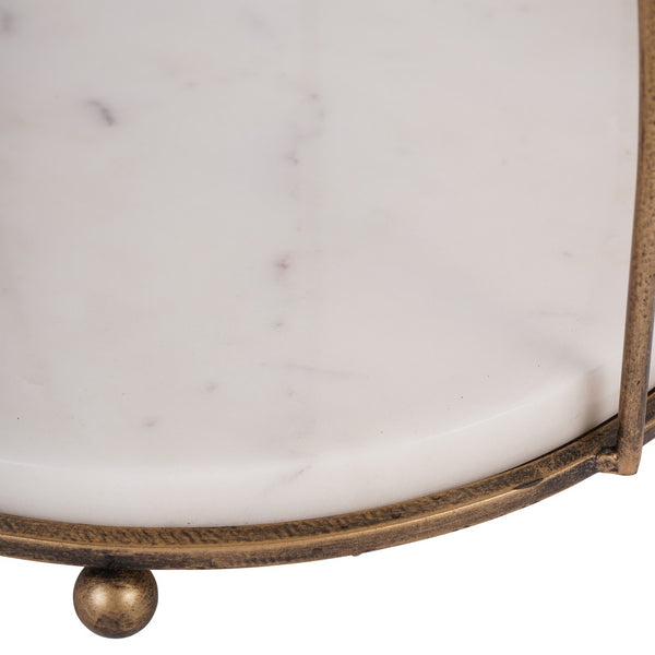 Belvedere Aged Gold One Tiered Stand by Libra, image 5