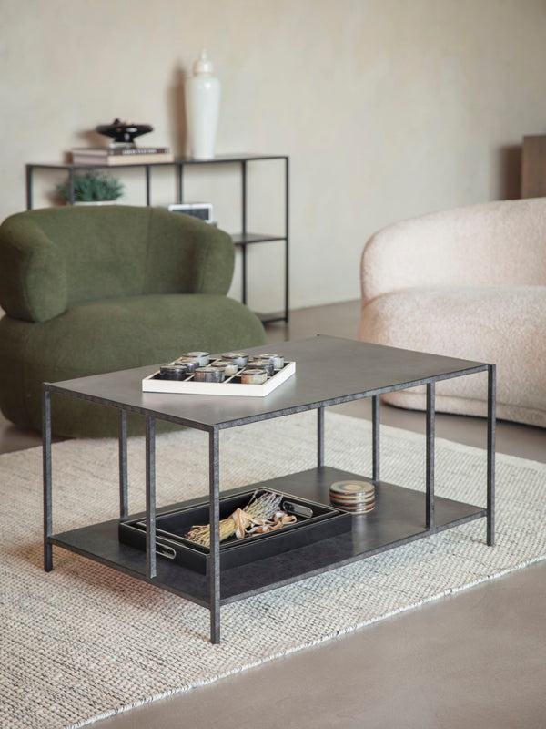 Brooks Coffee Table in Mottled Black by Libra, image 6