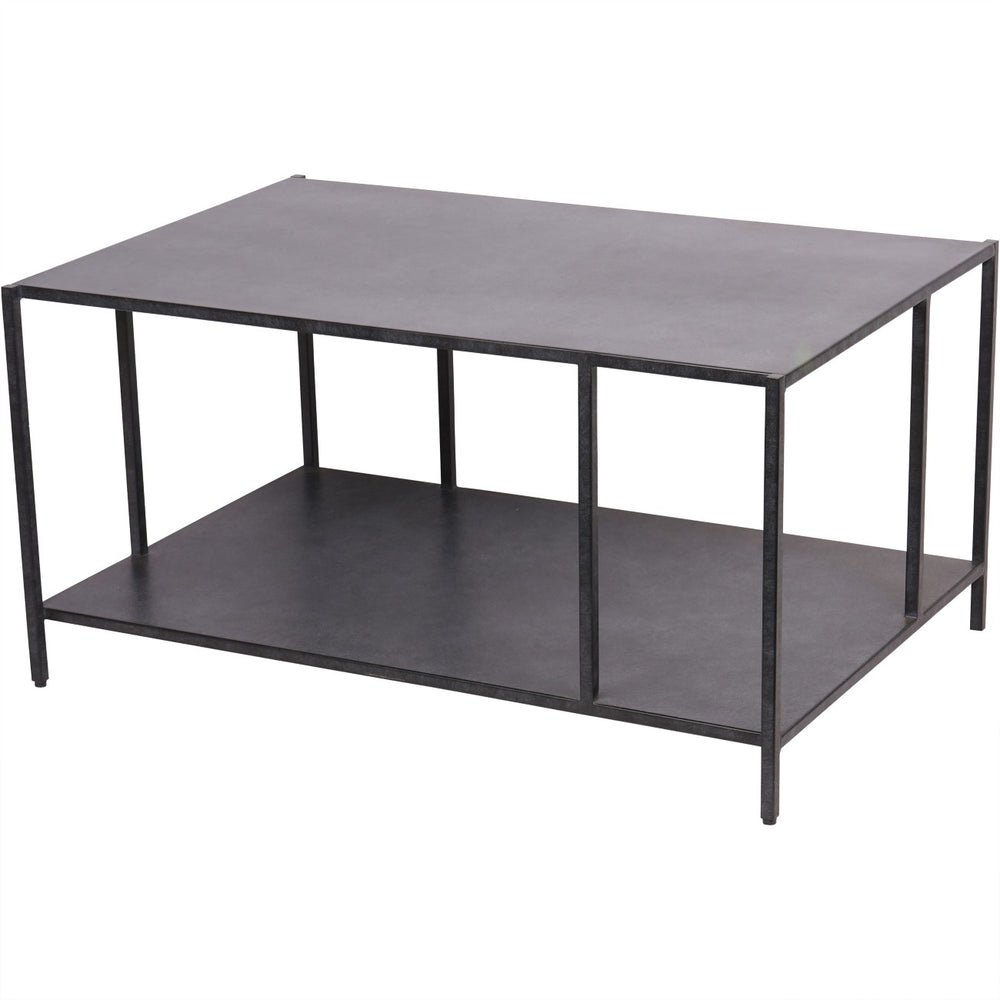 Brooks Coffee Table in Mottled Black by Libra