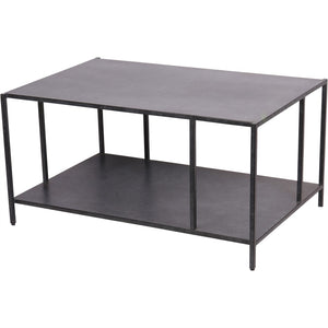 Brooks Coffee Table in Mottled Black by Libra