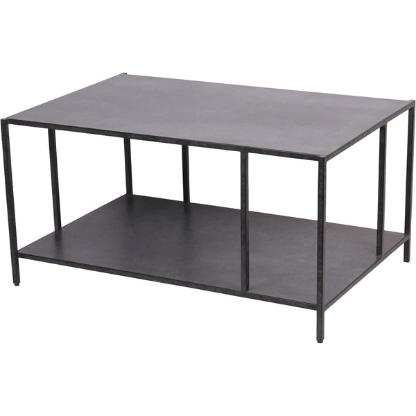 Brooks Coffee Table in Mottled Black by Libra