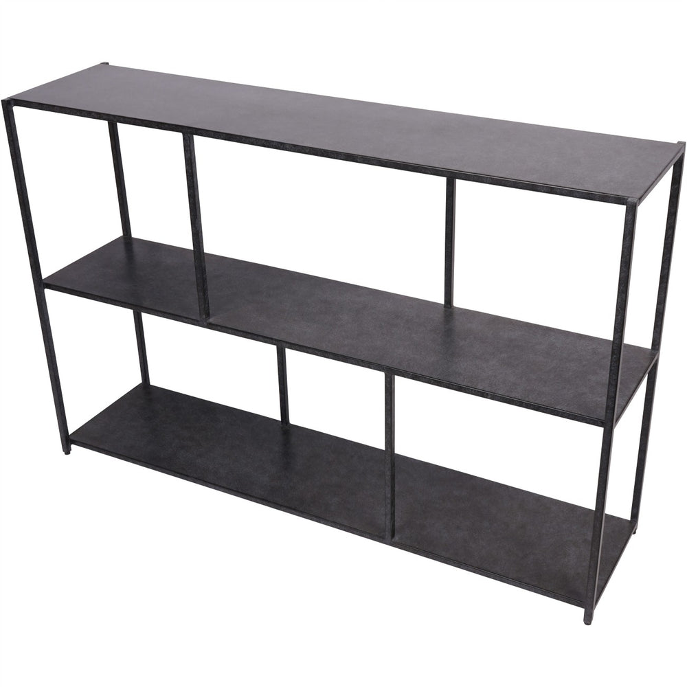 Brooks Console Table in Mottled Black by Libra