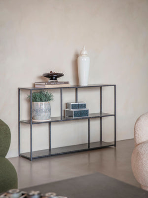 Brooks Console Table in Mottled Black by Libra, image 6