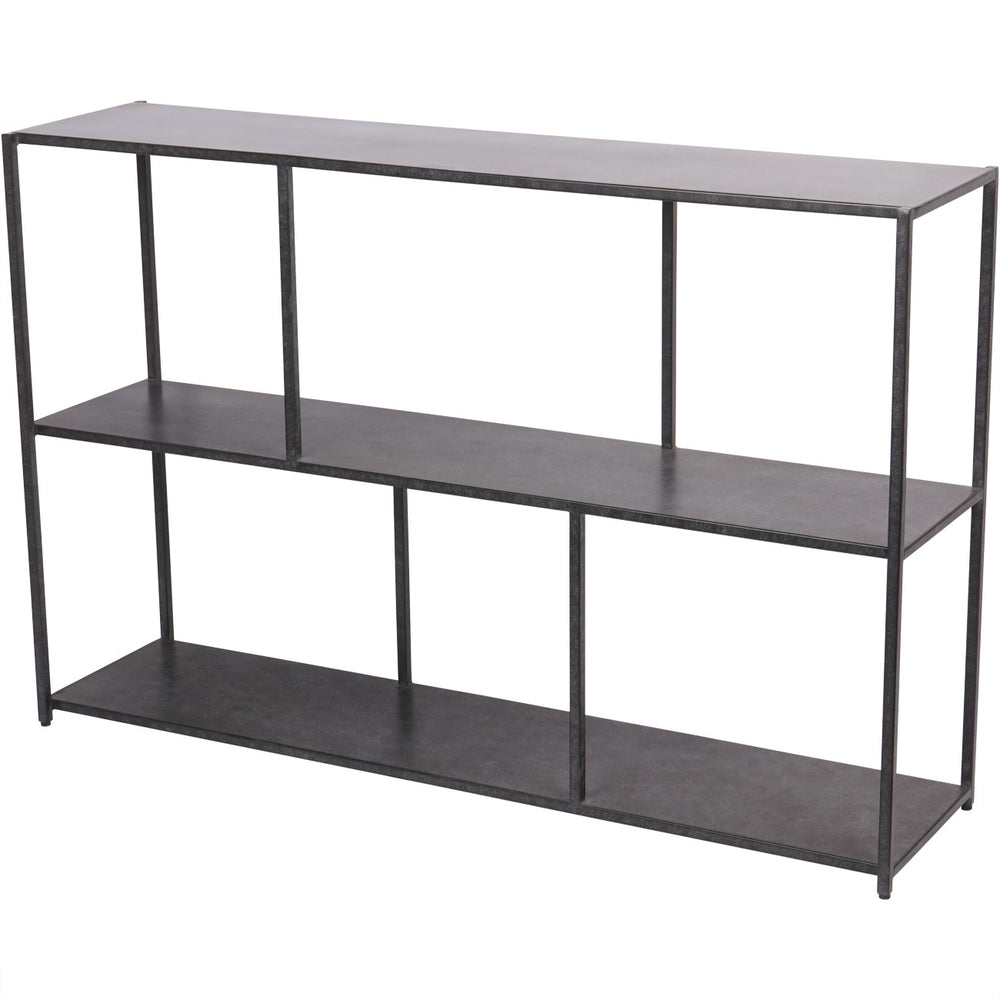 Brooks Console Table in Mottled Black by Libra