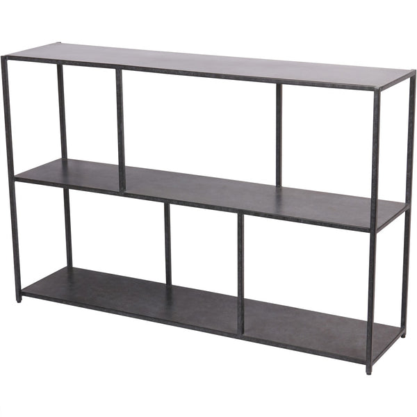 Brooks Console Table in Mottled Black by Libra