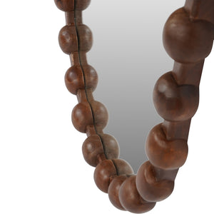Carmel Oval Wooden Carved Mirror by Libra, image 5