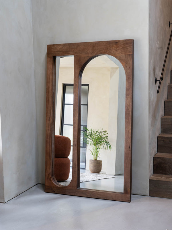 Monterey Wooden Floor Standing Mirror by Libra, image 2
