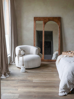 Monterey Wooden Floor Standing Mirror by Libra, image 3
