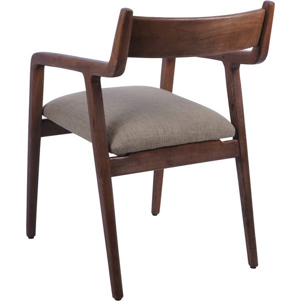 Monterey Wooden Upholstered Dining Chair in Sage by Libra, image 3