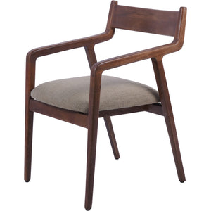 Monterey Wooden Upholstered Dining Chair in Sage by Libra