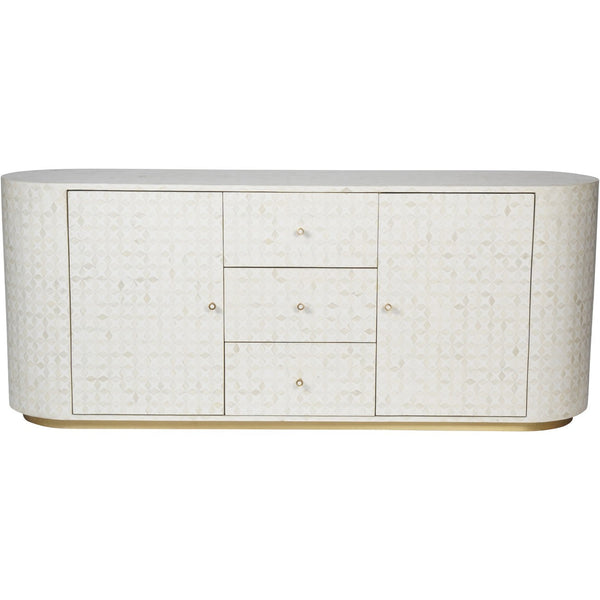 Ex-Display Aspen Bone Inlay Buffet Sideboard - Libra - Xshowhome