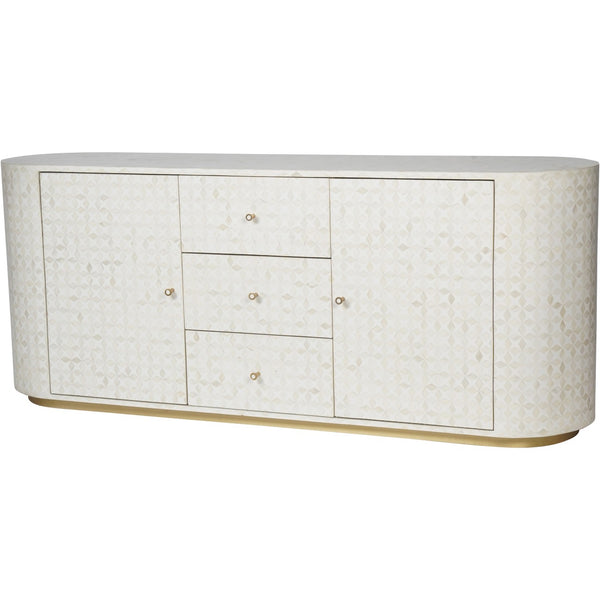 Aspen Bone Inlay Buffet Sideboard by Libra