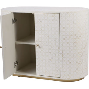 Aspen Bone Inlay Two Door Cabinet by Libra, image 2