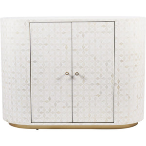 Aspen Bone Inlay Two Door Cabinet by Libra, image 3