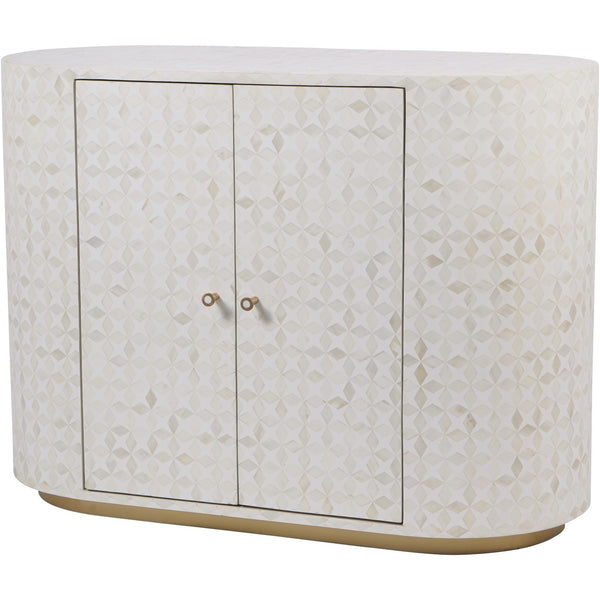 Aspen Bone Inlay Two Door Cabinet by Libra