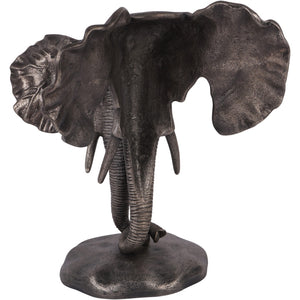 Kariba Cast Aluminium Nuzzling Elephants Sculpture by Libra, image 2
