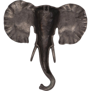 Kariba Cast Aluminium Elephant Wall Art by Libra, image 3