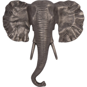 Kariba Cast Aluminium Elephant Wall Art by Libra