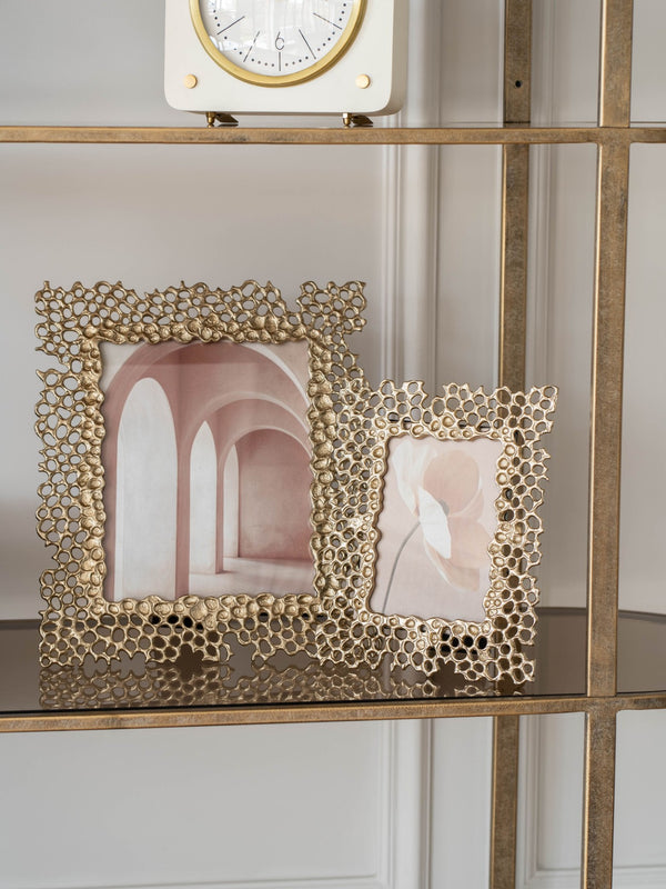 Miel Cast Aluminium Photo Frame 5x7 by Libra, image 8