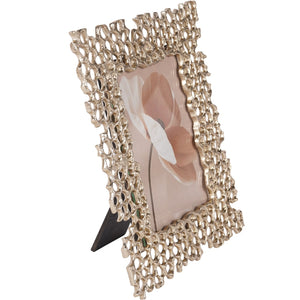 Miel Cast Aluminium Photo Frame 5x7 by Libra