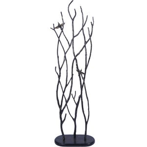 Decorative Screen Sculpture with Branches and Birds by Libra, image 3