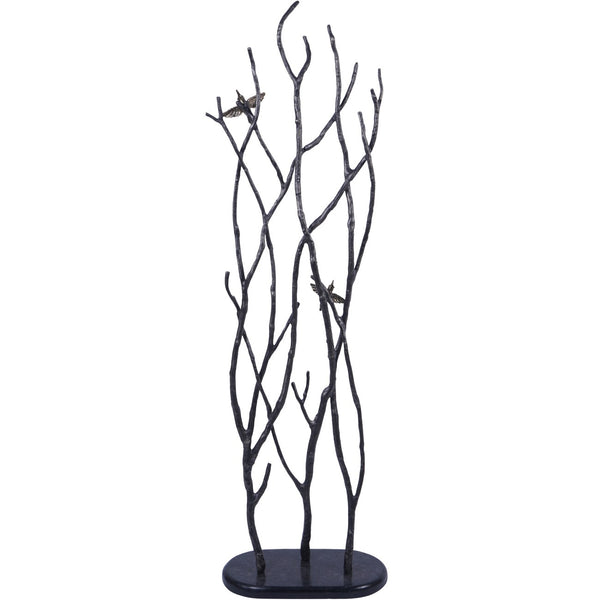 Decorative Screen Sculpture with Branches and Birds by Libra, image 3