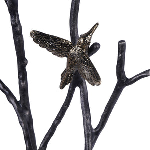 Decorative Screen Sculpture with Branches and Birds by Libra, image 4