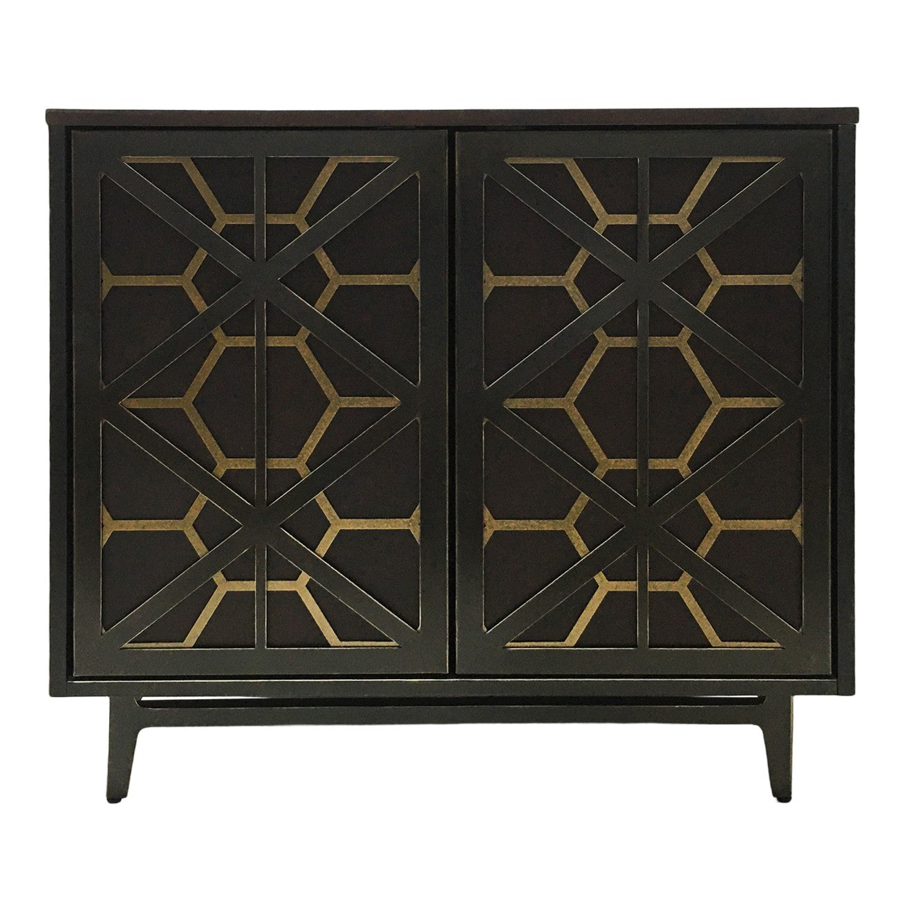 Reeno Fretwork 2 Door Cabinet