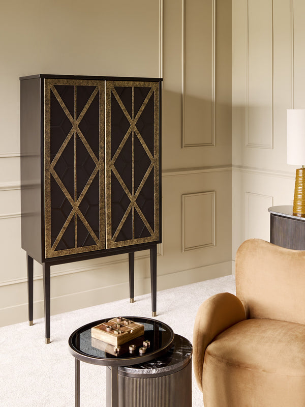 Reeno Fretwork Bar Cabinet by Libra, image 4
