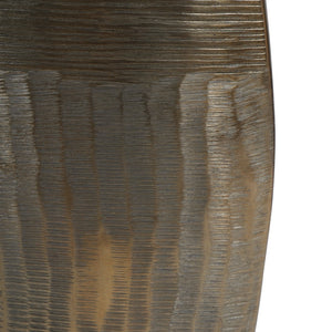Southwold Textured Oval Brass Vase 80cm by Libra, image 5