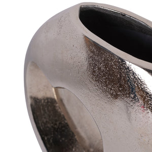 Esme Heart Cast Aluminium Vase by Libra, image 5