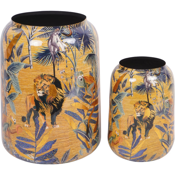 Volcano Set of Two Planters by Libra, image 7