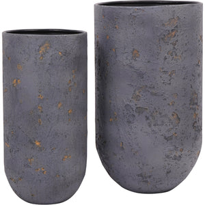 Volcano Set of Two Planters by Libra, image 2